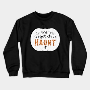 Pumpkin Halloween black Crewneck Sweatshirt